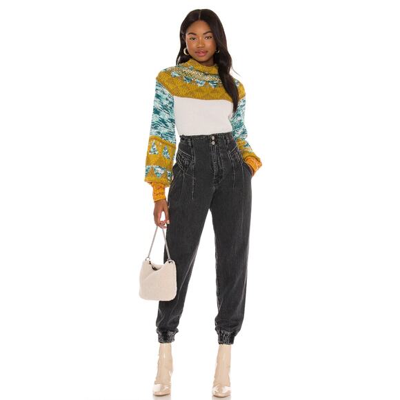 NWT Free People Swit Small Stuff Blouson Sweater - Picture 2 of 5